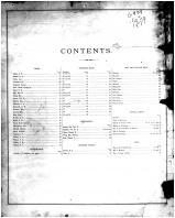 Table of Contents, Cooper County 1877
